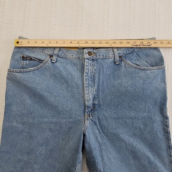 Lee Men's 100% Cotton Regular Fit Straight Leg Heavyweight Jean 42x32 NWTs Denim - Picture 10 of 16